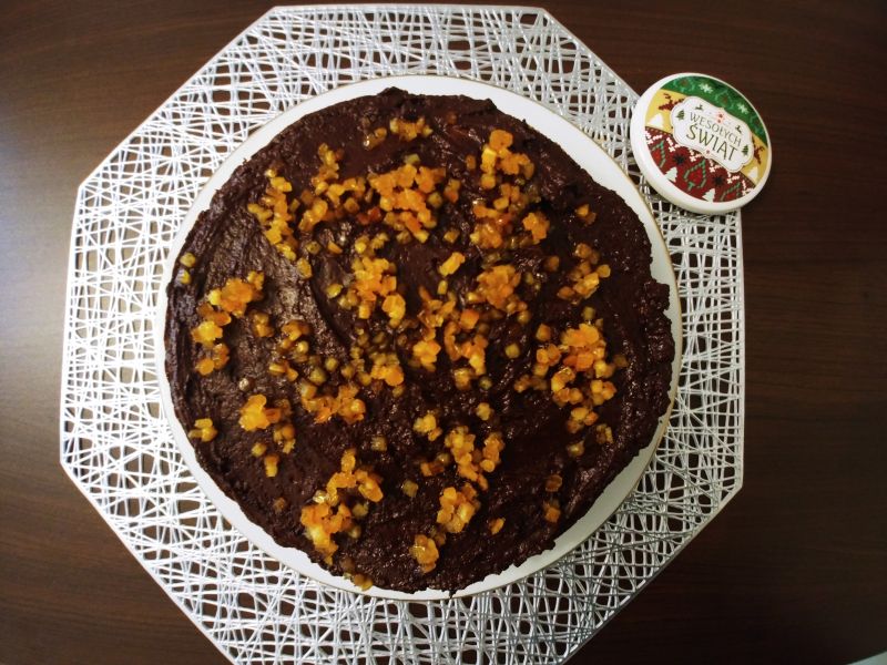 Piernik z kremem czekoladowym 