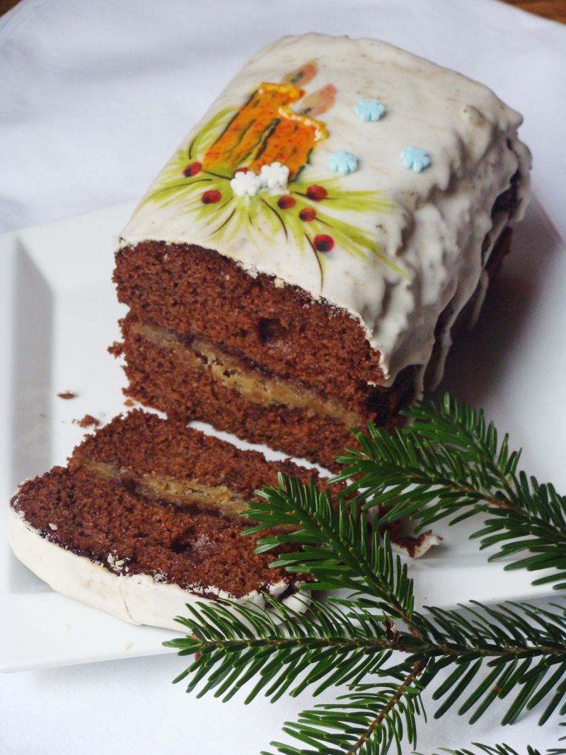 Piernik z masłem orzechowym