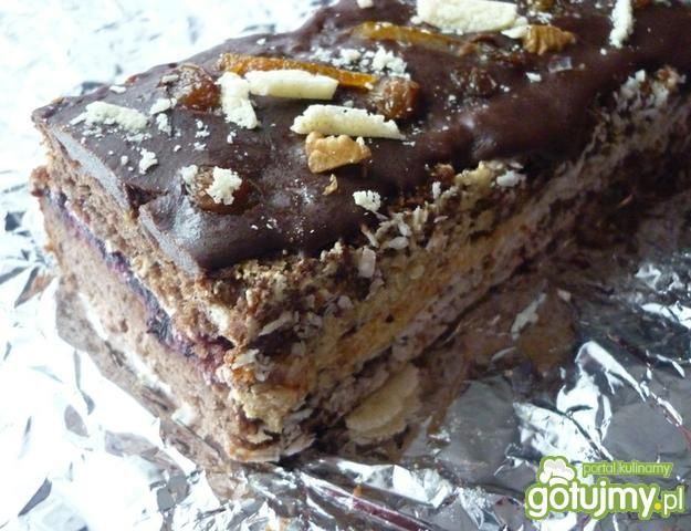 Piernik z miodem i sokiem z pomarańczy