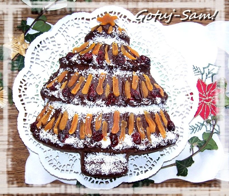 Piernikowa choinka bakaliowa bez cukru Piernikowa choinka bakaliowa bez cukru