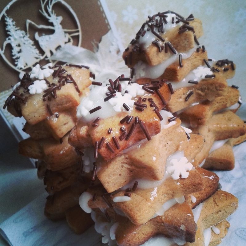 Piernikowe choinki z nutą pomarańczy Piernikowe choinki z nutą pomarańczy