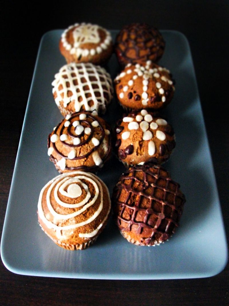 Piernikowe muffiny ze słodką niespodzianką Piernikowe muffiny ze słodką niespodzianką
