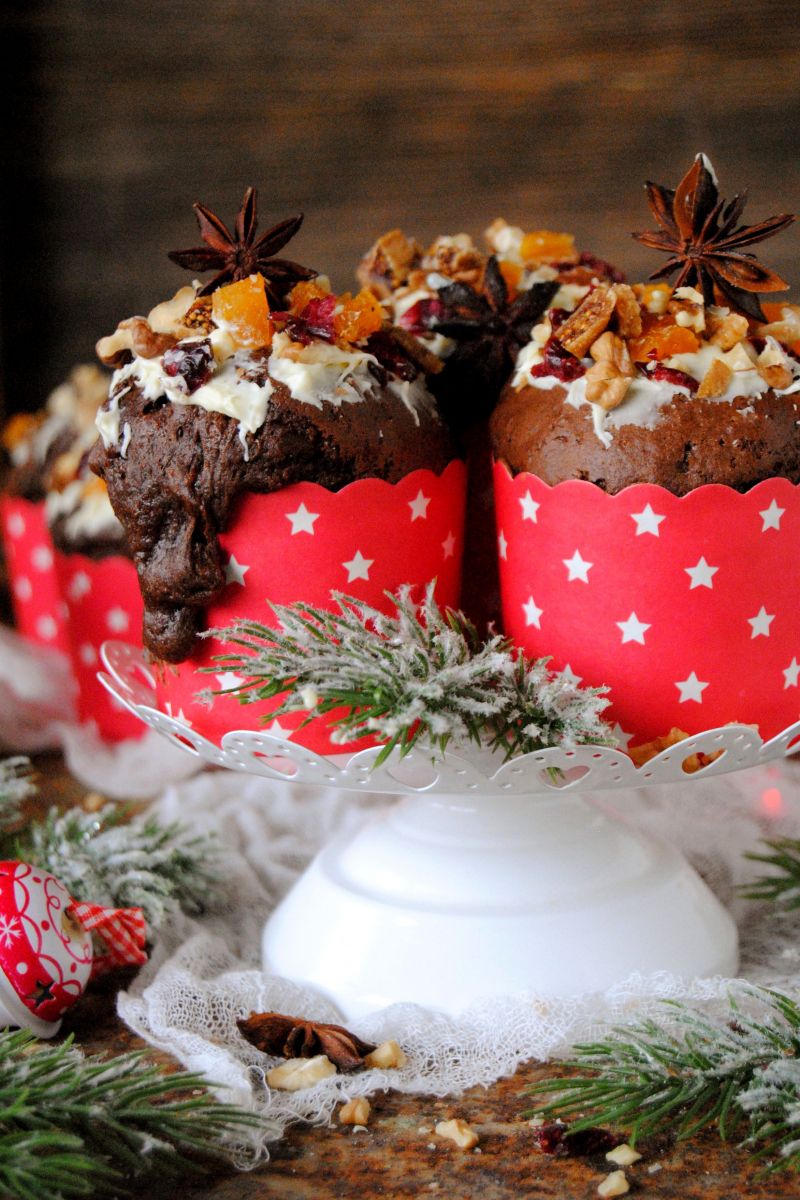 Piernikowo- bakaliowe muffuny Piernikowo- bakaliowe muffuny