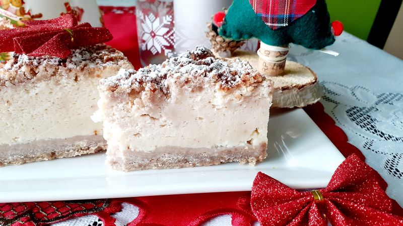 Piernikowy styropian na orzechowym cieście -wersja