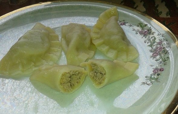 Pierogi drobiowe na ostro przyprawione