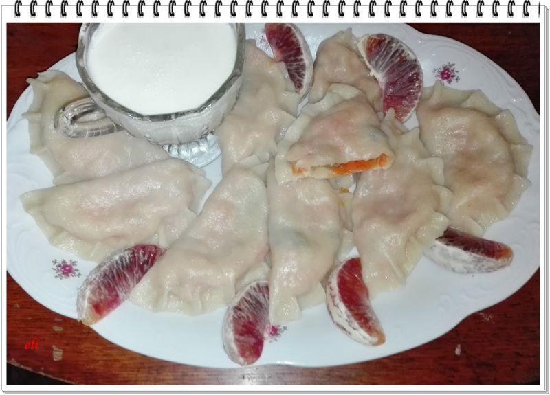 Pierogi marchewkowo-pomarańczowe Eli Pierogi marchewkowo-pomarańczowe Eli