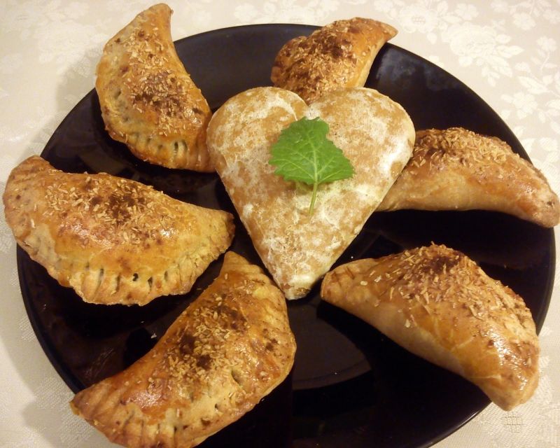 Pierogi piernikowe z pieca