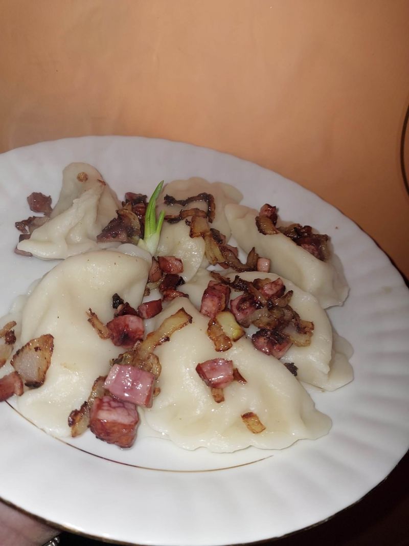 Pierogi ruskie na ostro