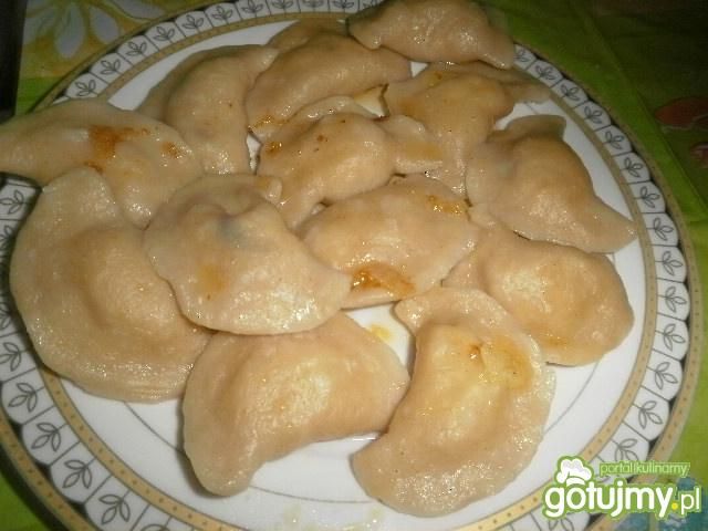 Pierogi ruskie z mąką kukurydzianą 