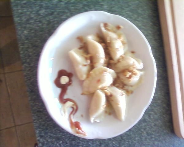 Pierogi ruskie zasmażane Pierogi ruskie zasmażane