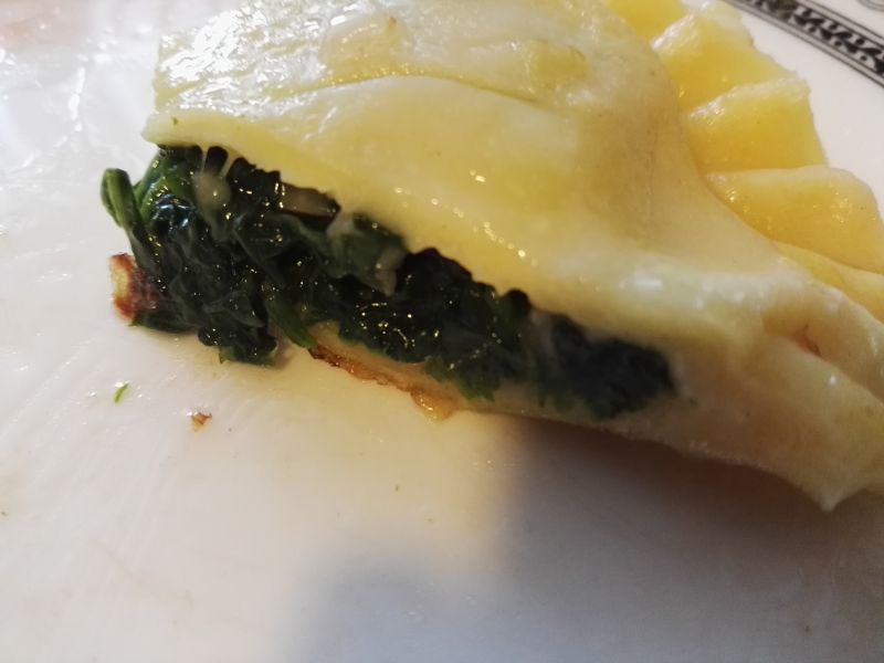 Pierogi - serca ze szpinakiem i serem Pierogi - serca ze szpinakiem i serem