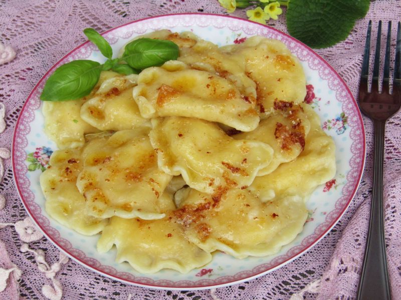Pierogi serowo- kokosowe  Pierogi serowo- kokosowe