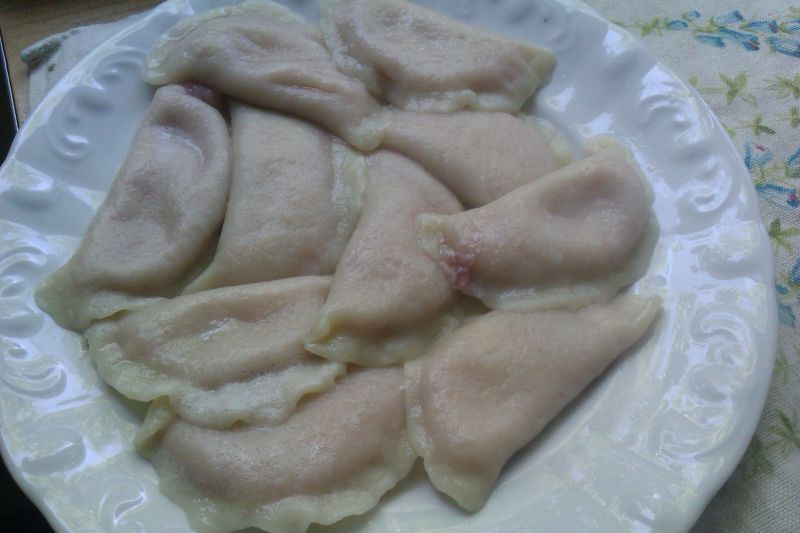 Pierogi truskawkowo-twarogowe