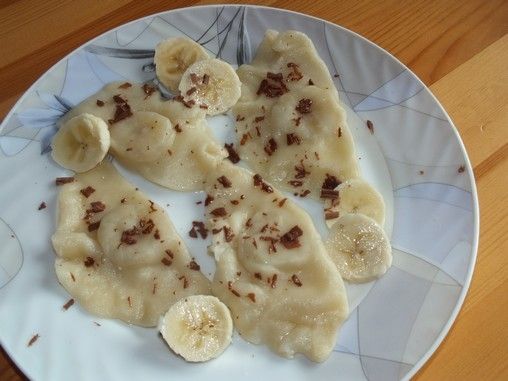 Pierogi z bananami