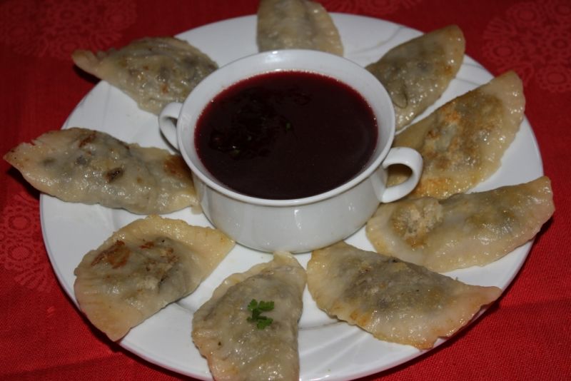 Pierogi z barszczem  Pierogi z barszczem