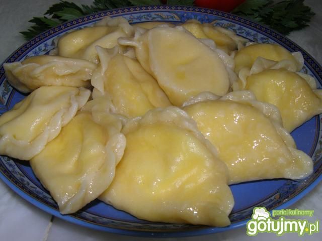 Pierogi z białym serem na słodko Pierogi z białym serem na słodko