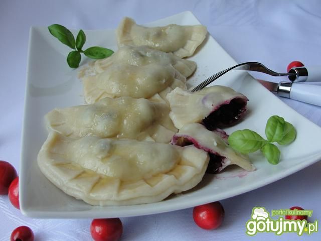 Pierogi z borówkami