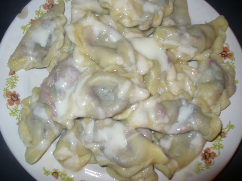 Pierogi z borówkami Pierogi z borówkami