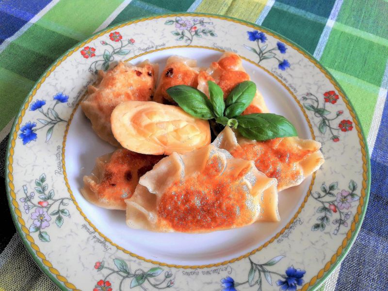 Pierogi z bryndzą i oscypikiem