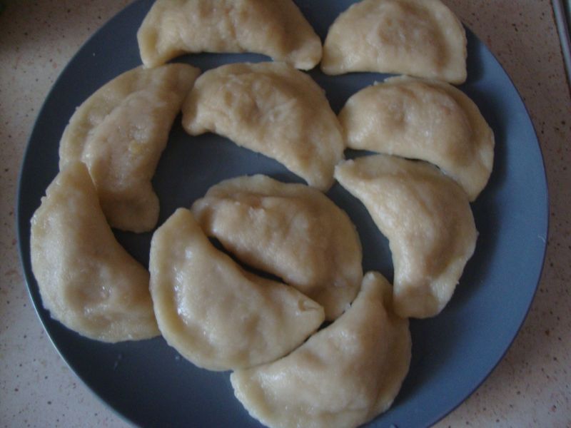 Pierogi z farszem z czerwonej soczewicy Pierogi z farszem z czerwonej soczewicy