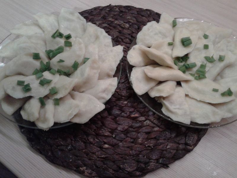 Pierogi z gryczano-serowym farszem Pierogi z gryczano-serowym farszem