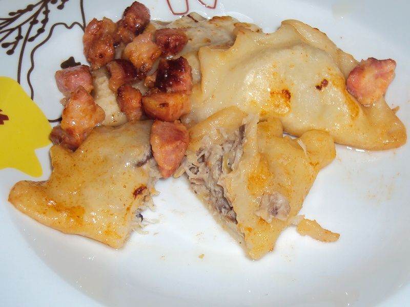Pierogi z grzybami Pierogi z grzybami