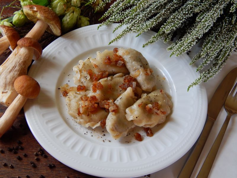 Pierogi z grzybami