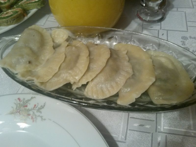 Pierogi z grzybami i kapustą