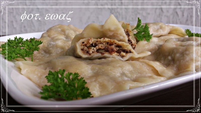 Pierogi z grzybami i mięsem Pierogi z grzybami i mięsem