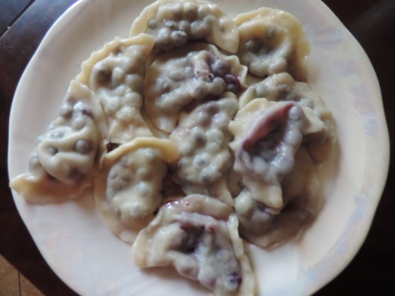 Pierogi z jagodami Pierogi z jagodami