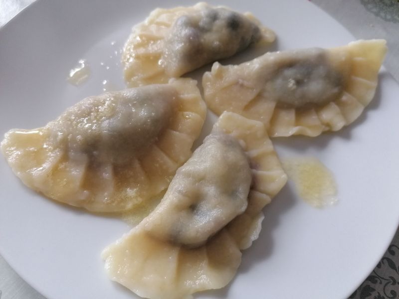 Pierogi z jagodami