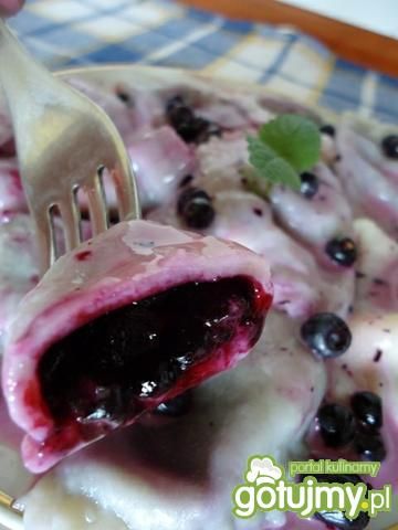 Pierogi z jagodami wg Mychy