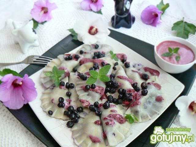 Pierogi z jagodami wg mysza75 Pierogi z jagodami wg mysza75