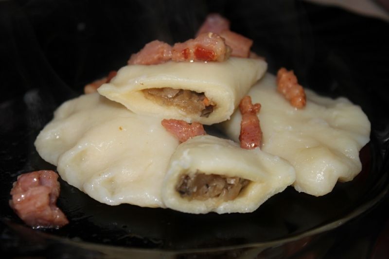 Pierogi z kapustą i grzybami Pierogi z kapustą i grzybami