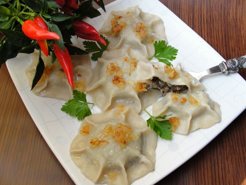 Pierogi z kapustą i grzybami Pierogi z kapustą i grzybami
