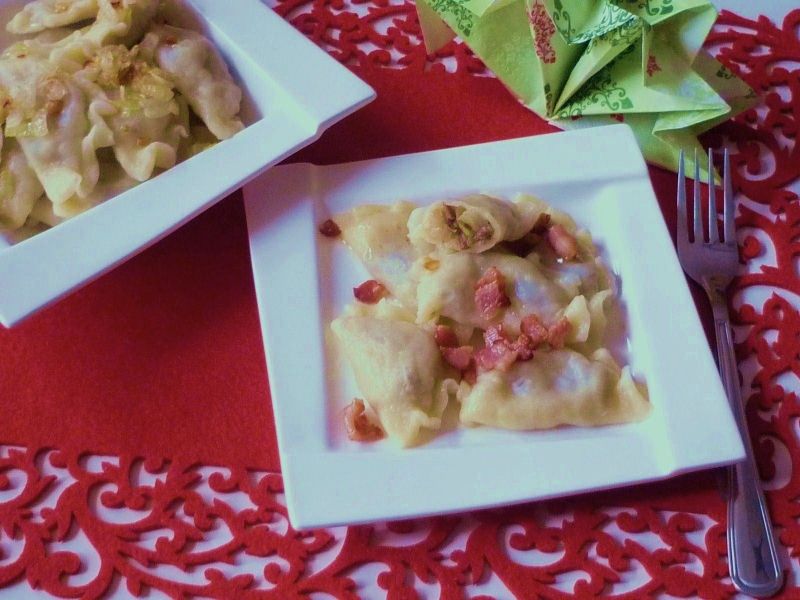 Pierogi z kapustą i grzybami