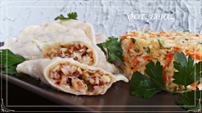 Pierogi z kapustą i kaszą gryczaną Pierogi z kapustą i kaszą gryczaną