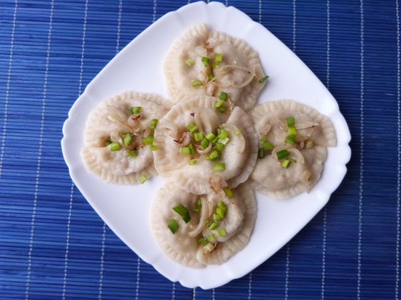 Pierogi z kaszą gryczaną i serem Pierogi z kaszą gryczaną i serem