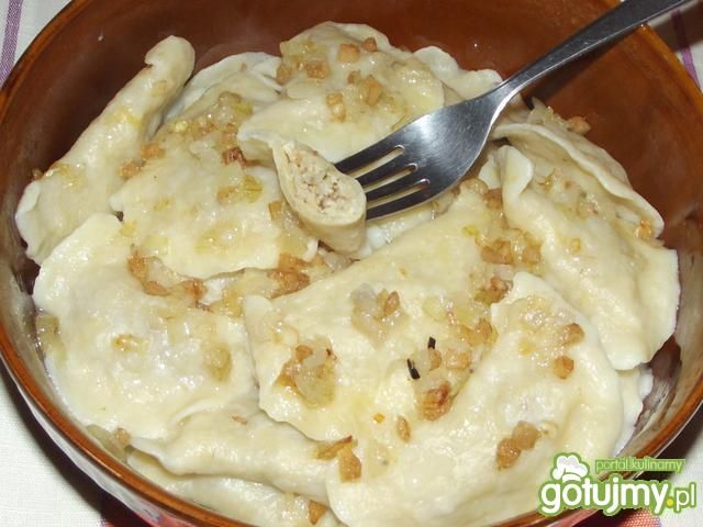 Pierogi z kaszą gryczaną i twarogiem Pierogi z kaszą gryczaną i twarogiem