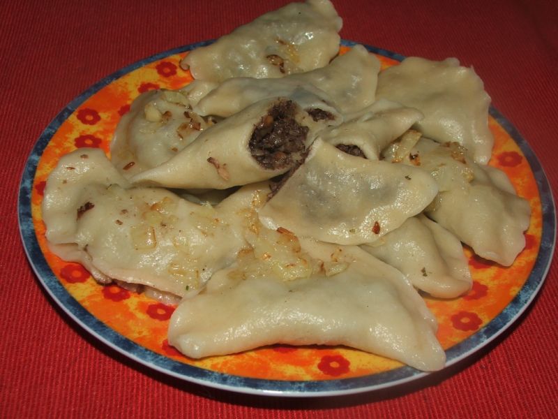 Pierogi z kaszanką
