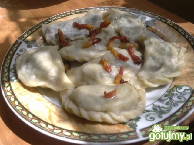 Pierogi z kaszanką Pierogi z kaszanką