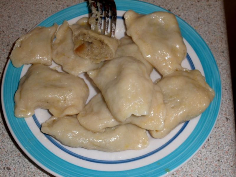 Pierogi z kiszoną kapustą