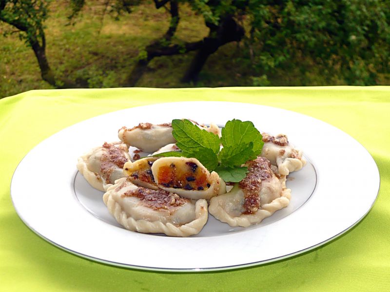 Pierogi z marcepanem