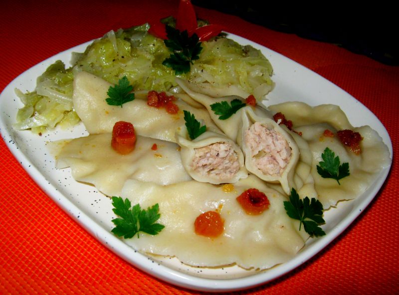 Pierogi z mięsem Pierogi z mięsem