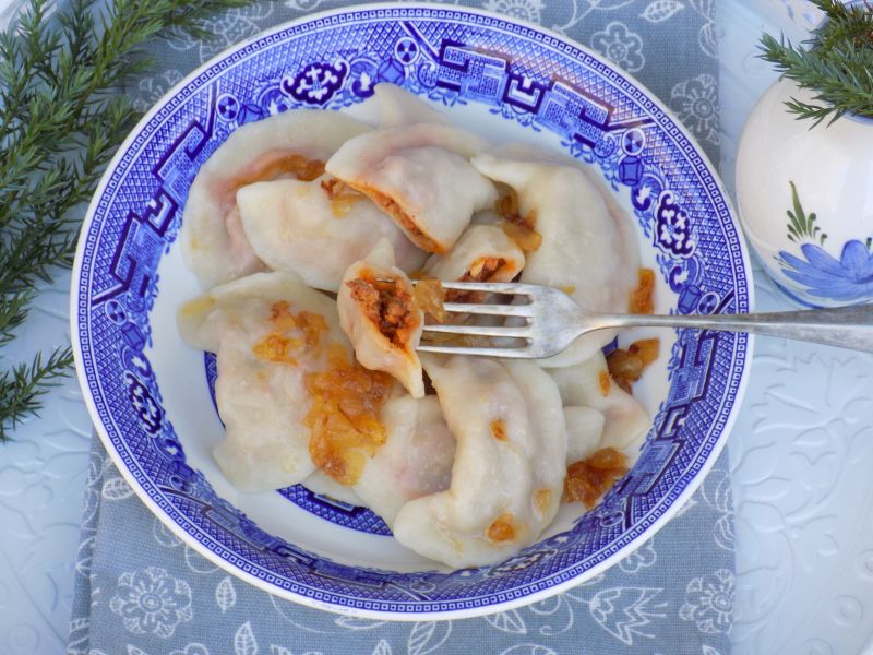 Pierogi z mięsem Pierogi z mięsem