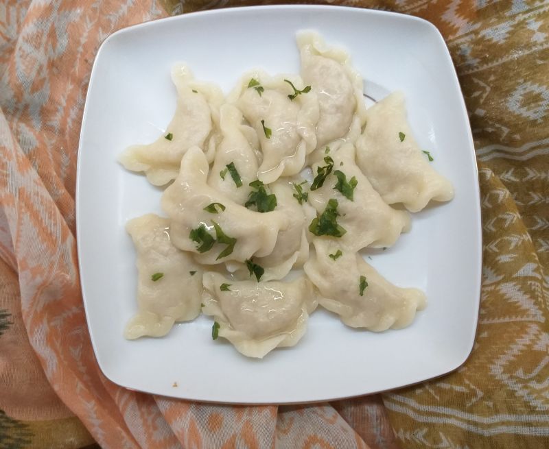 Pierogi z mięsem i jajkami na twardo