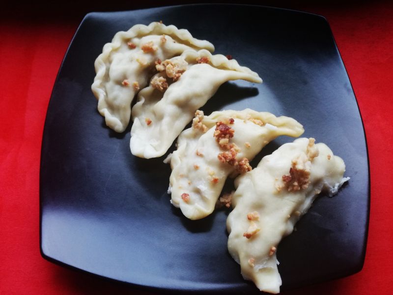 Pierogi z mięsem i kapustą taty Mirka Pierogi z mięsem i kapustą taty Mirka