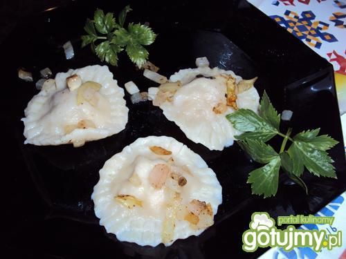 Pierogi z mięsem i słoninką. Pierogi z mięsem i słoninką.