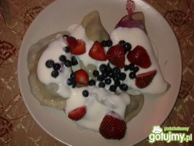 pierogi z owocami 