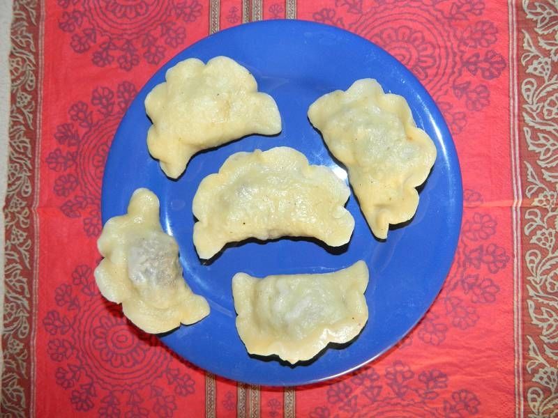 Pierogi z pieczonym pasztetem Pierogi z pieczonym pasztetem
